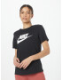 Nike Sportswear Tricou 'Essential' negru / alb - Pled.ro