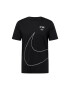 Nike Sportswear Tricou negru / alb - Pled.ro