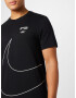 Nike Sportswear Tricou negru / alb - Pled.ro