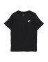 Nike Sportswear Tricou negru / alb - Pled.ro