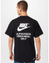 Nike Sportswear Tricou funcțional negru / alb - Pled.ro