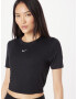 Nike Sportswear Tricou 'Essential' negru / alb - Pled.ro