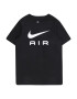 Nike Sportswear Tricou negru / alb - Pled.ro