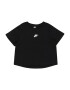 Nike Sportswear Tricou negru / alb - Pled.ro