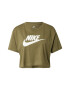 Nike Sportswear Tricou oliv / alb - Pled.ro