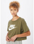 Nike Sportswear Tricou oliv / alb - Pled.ro