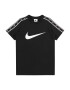 Nike Sportswear Tricou 'REPEAT' gri / negru / alb - Pled.ro