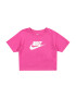 Nike Sportswear Tricou roz / alb - Pled.ro