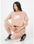 Nike Sportswear Tricou roz pastel / alb - Pled.ro