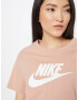 Nike Sportswear Tricou roz pastel / alb - Pled.ro