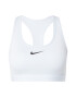 NIKE Sutien sport 'Swoosh' albastru pastel / negru - Pled.ro