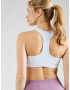 NIKE Sutien sport 'Swoosh' albastru pastel / negru - Pled.ro