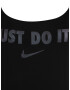 Nike Swim Costum de baie sport gri / negru - Pled.ro