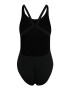 Nike Swim Costum de baie sport negru / alb - Pled.ro