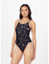 Nike Swim Costum de baie sport negru / alb - Pled.ro