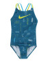 Nike Swim Modă de plajă sport albastru / verde stuf / alb - Pled.ro