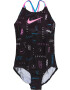 Nike Swim Modă de plajă sport verde petrol / roz deschis / negru / alb - Pled.ro