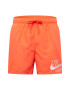 Nike Swim Pantaloni de baie 'Lap 5' roșu deschis / alb - Pled.ro