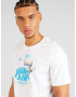 NIKE Tricou albastru aqua / gri / alb - Pled.ro