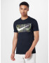 NIKE Tricou funcțional albastru marin / verde pastel / negru / alb - Pled.ro