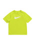 NIKE Tricou funcțional galben citron / alb - Pled.ro