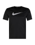 NIKE Tricou funcțional 'MILER' gri / negru / alb - Pled.ro