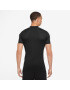 NIKE Tricou funcțional negru / alb - Pled.ro