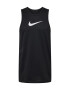 NIKE Tricou funcțional negru / alb - Pled.ro