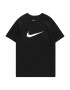 NIKE Tricou funcțional negru / alb - Pled.ro