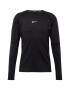 NIKE Tricou funcțional negru / alb - Pled.ro