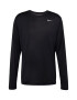 NIKE Tricou funcțional negru / alb - Pled.ro