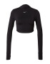 NIKE Tricou funcțional 'ONE LUXE ESS' negru / alb - Pled.ro