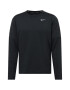 NIKE Tricou funcțional negru / alb - Pled.ro