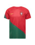 NIKE Tricou funcțional 'Portugal 2022 Heim' verde iarbă / portocaliu deschis / roșu / alb - Pled.ro