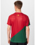 NIKE Tricou funcțional 'Portugal 2022 Heim' verde iarbă / portocaliu deschis / roșu / alb - Pled.ro