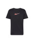 NIKE Tricou funcțional roșu / negru / alb - Pled.ro