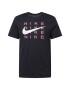 NIKE Tricou funcțional roz deschis / negru / alb - Pled.ro