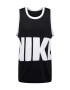 NIKE Tricou funcțional 'Starting' negru / alb - Pled.ro