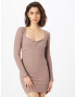 NLY by Nelly Rochie gri taupe - Pled.ro