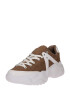 NLY by Nelly Sneaker low ciocolatiu / alb - Pled.ro