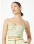 NLY by Nelly Top oliv / verde deschis / mov deschis - Pled.ro