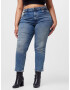 Noisy May Curve Jeans 'MONI' albastru denim - Pled.ro