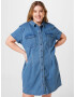 Noisy May Curve Rochie tip bluză 'JOY' albastru denim - Pled.ro