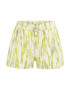 Noisy May Petite Pantaloni 'RITA' albastru fumuriu / galben citron / oliv / alb - Pled.ro