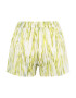 Noisy May Petite Pantaloni 'RITA' albastru fumuriu / galben citron / oliv / alb - Pled.ro