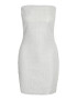 Noisy may Rochie argintiu / alb - Pled.ro