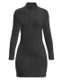 Noisy may Rochie tricotat 'SPEN' gri metalic - Pled.ro