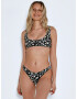 Noisy may Sutien costum de baie 'DAISY' negru / alb - Pled.ro