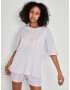 Noisy may Tricou 'Ida' mov pastel / roz pastel - Pled.ro