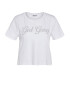 Noisy may Tricou 'MINGEL' transparent / alb - Pled.ro